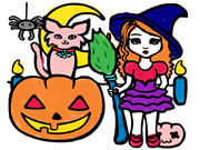 Halloween Coloring Book